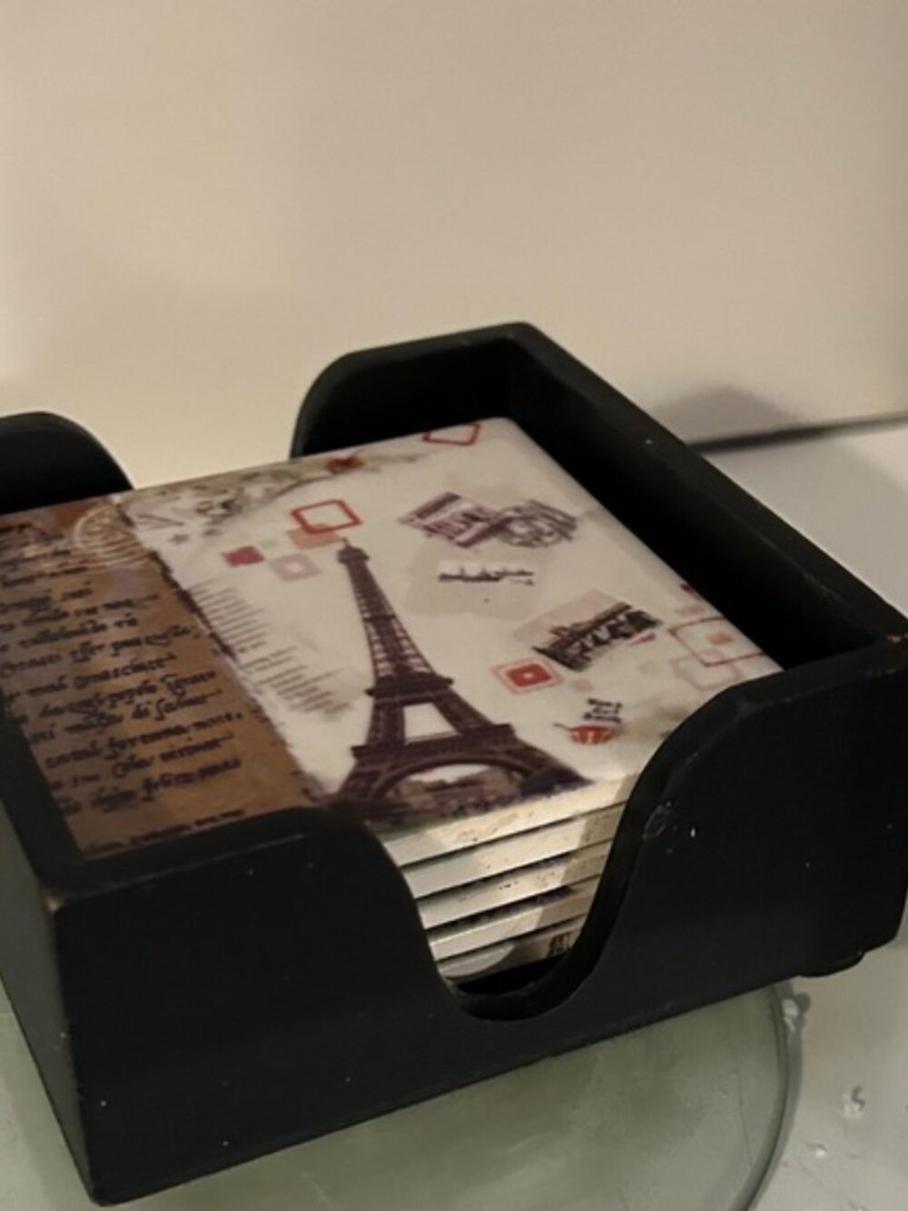 Paris Themed Coaster Set - Picture 3 of 5